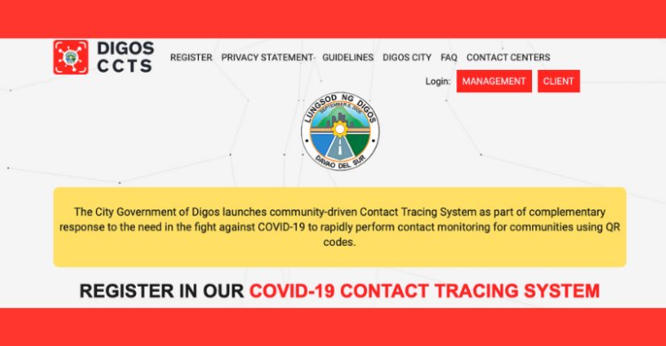 How to Register to Digos City Contact Tracing System QR Code