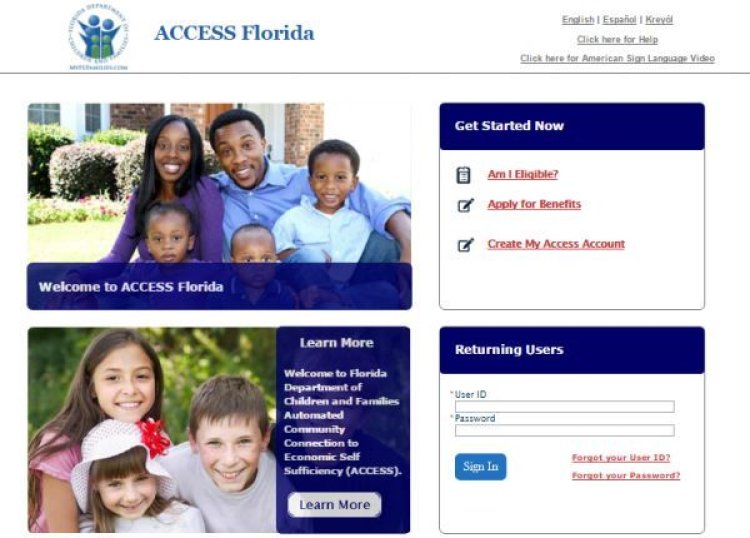 My Access Florida Contact Information
