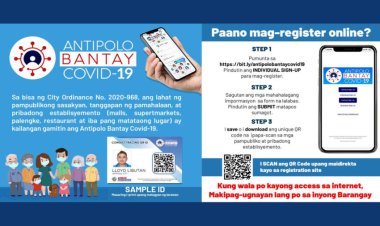 How to register to Antipolo Bantay COVID-19 QR Code