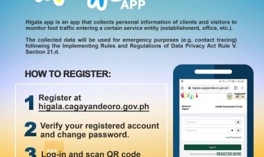 How to register the Higala App for Cagayan de Oro City