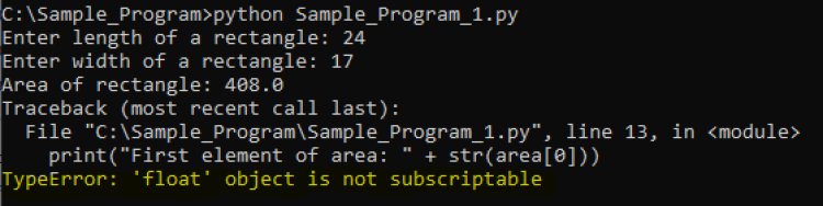How to Solve Python TypeError: ‘float’ object is not subscriptable