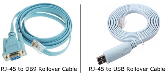 rollover cable DB9 and USB type